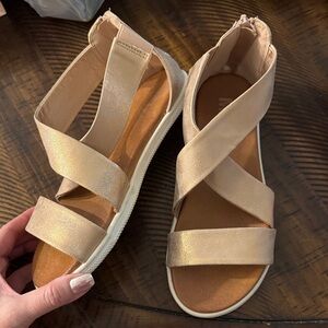 MIA Gold Kids Sandals